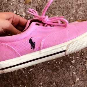 PINK POLO RALPH LAUREN SHOES